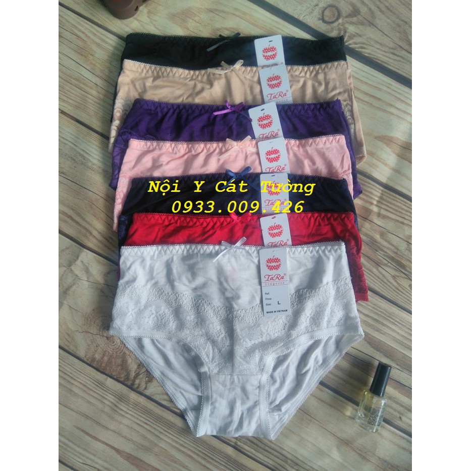 Quần lót nữ cotton Tara lưng cao | BigBuy360 - bigbuy360.vn