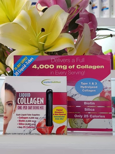 Collagen Liqid dạng nước của Mỹ giúp làm đẹp da (30 týp )