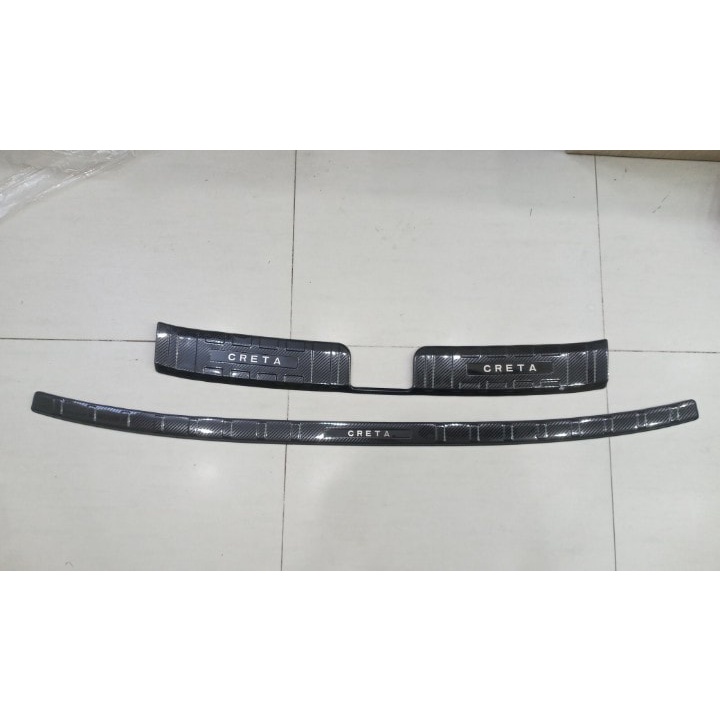 Nẹp cốp sau, ốp chống trầy cốp trong ngoài Hyundai Creta – MẪU TITAN (hàng cao cấp)