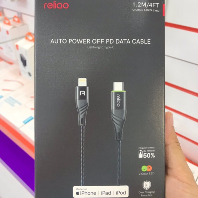 Cáp sạc tự ngắt Reliqo
