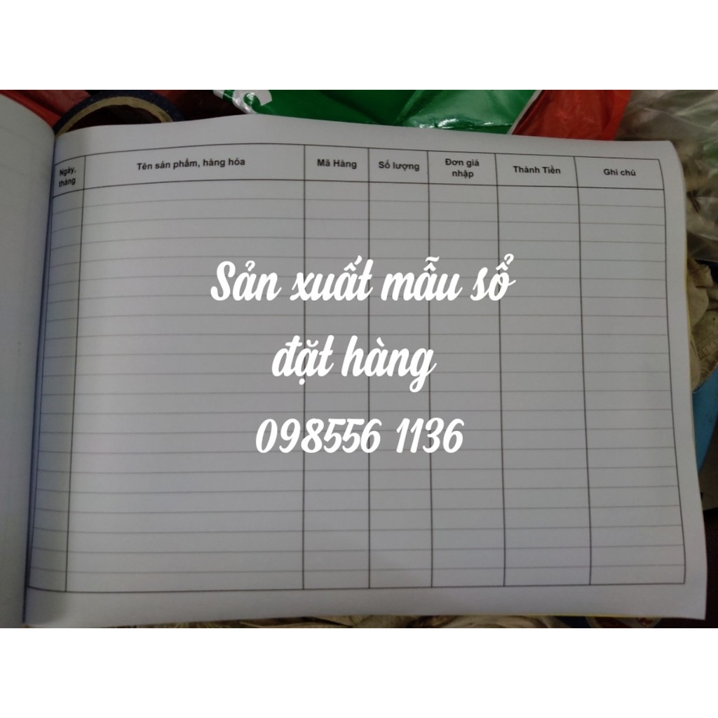 Sổ nhập hàng A4