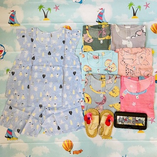 Đồ bộ tay cánh tiên bé gái size 10-12kg