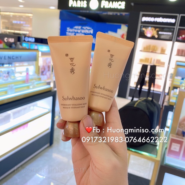 Mặt nạ ngủ Sulwhas00 Overnight Vitalizing Mask 30ml