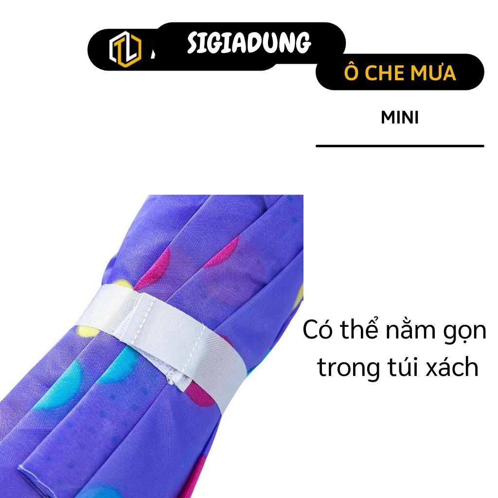 [SGD] Ô dù - Dù gấp đi mưa tiện lợi gấp gọn dễ dàng chống tia UV màu ngẫu nhiên 2574