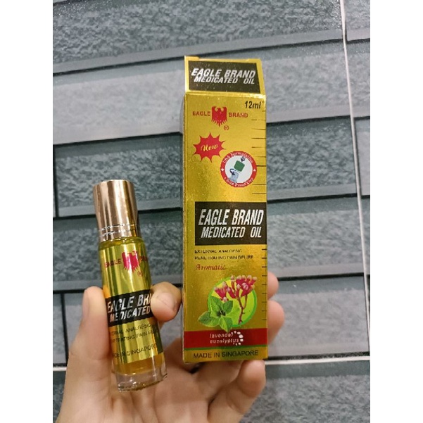 (Chính hãng 💯) DẦU LĂN GIÓ CON Ó NƯỚC VÀNG EAGLE BRAND 12ML