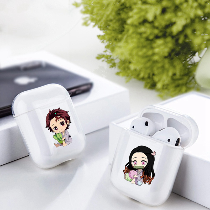 Vỏ Bảo Vệ Hộp Sạc Tai Nghe Bluetooth Không Dây Airpods 1 / 2 Hình Anime Demon Slayer