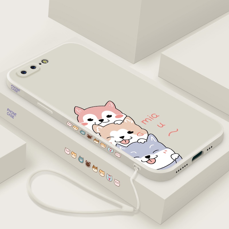 Ốp Điện Thoại TPU Mềm Chống Sốc Hình Ba Chú Thú Cưng Dễ Thương Cho iPhone X XR XS Max 6 6S 7 8 Plus SE 2020 2022