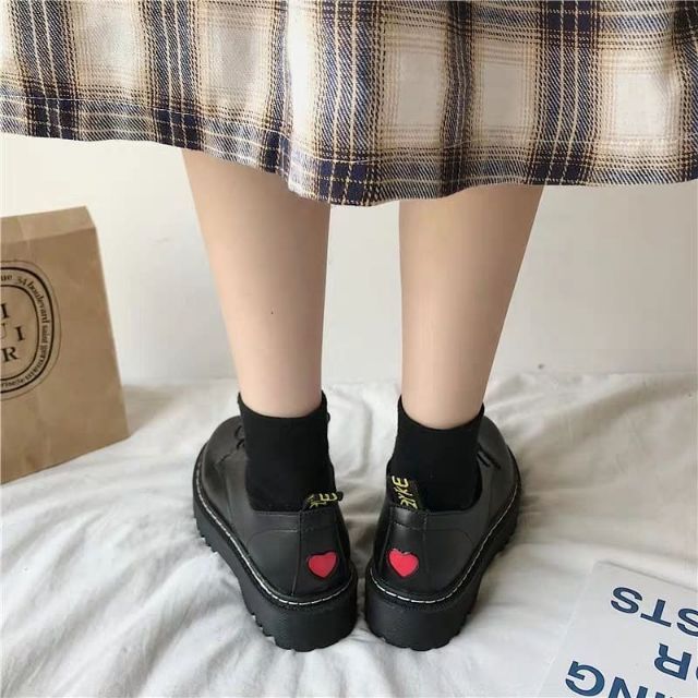 (Sẵn đen 36/ trắng 39) Giày ulzzang học sinh | BigBuy360 - bigbuy360.vn