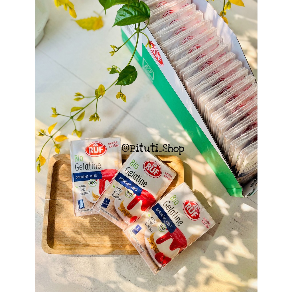 Gelatine hữu cơ RUF làm thạch/pudding cho bé