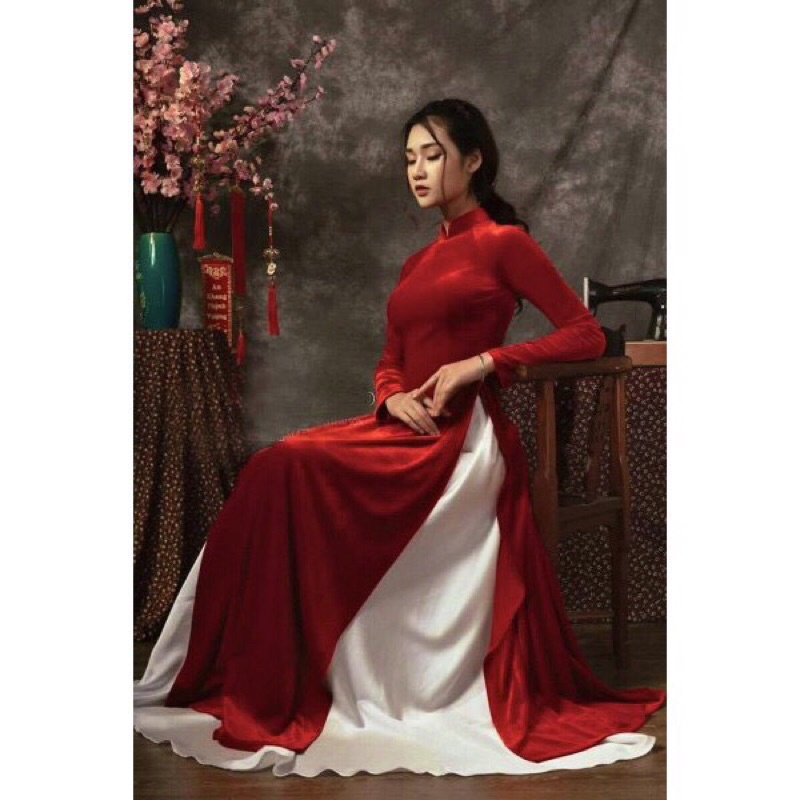 ÁO DÀI NHUNG CAO CẤP