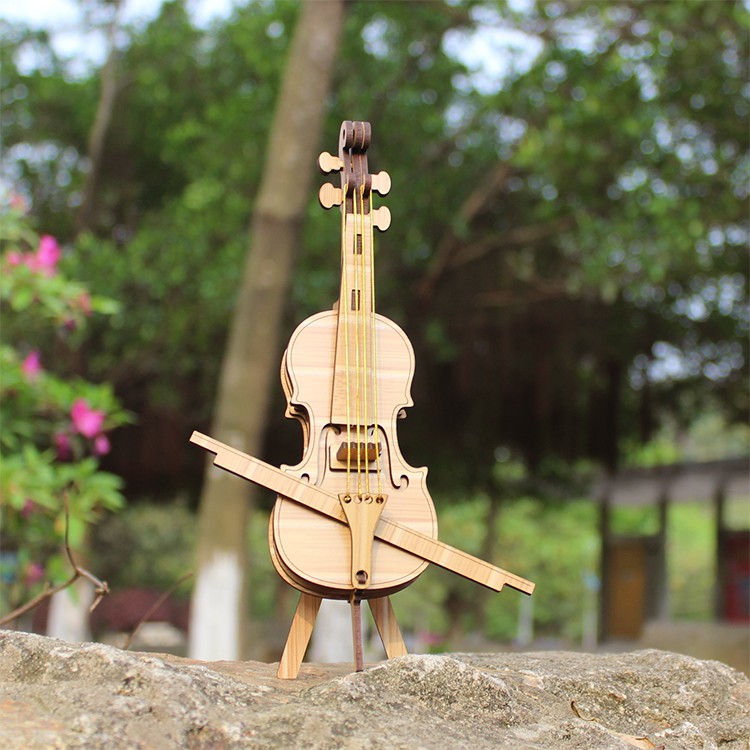 Đồ chơi lắp ráp gỗ 3D Mô hình Đàn Violin