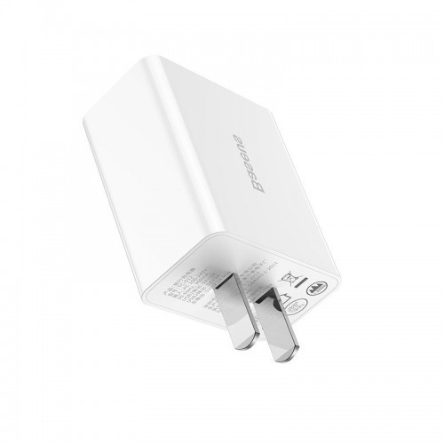 Củ sạc nhanh 2 cổng Baseus Chống cháy nổ Speed Mini Dual U Charger CCFS-M02