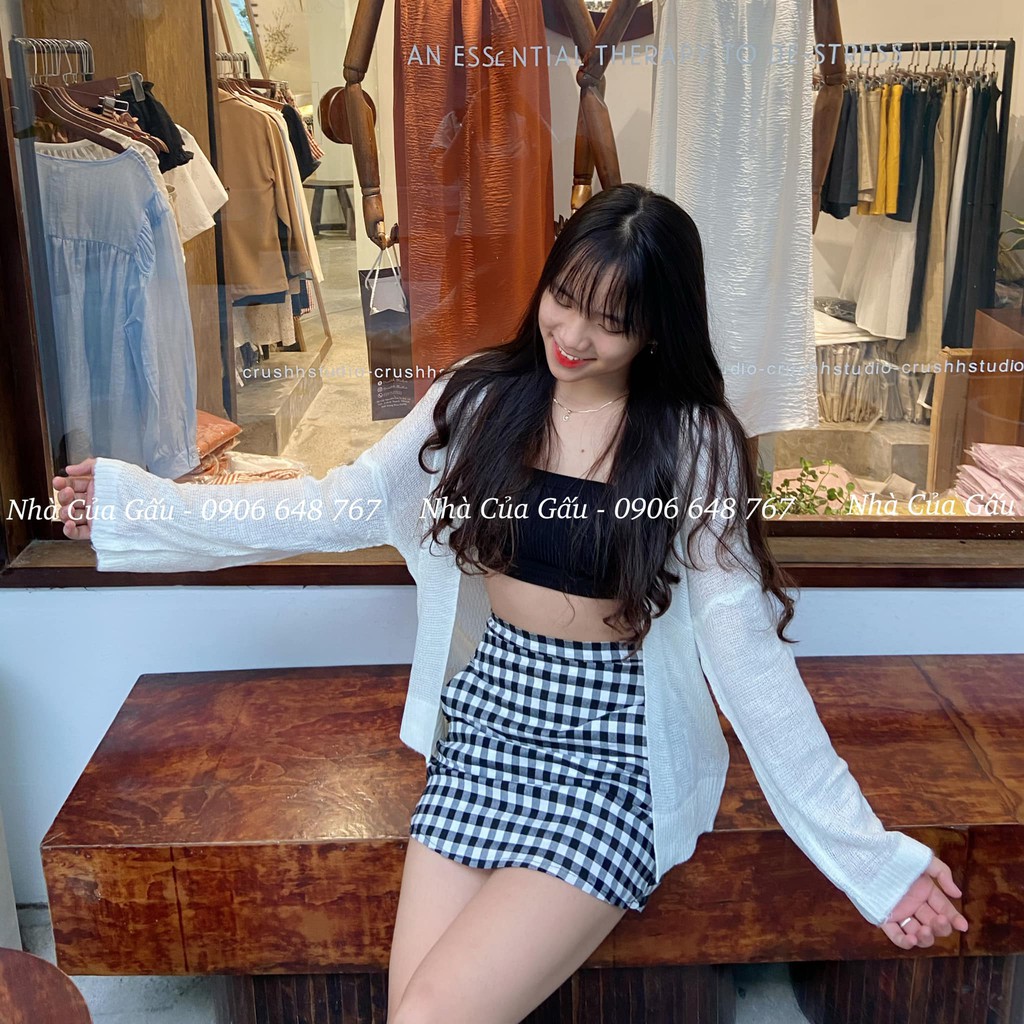 Áo khoác cardigan len mỏng siêu đẹp. | BigBuy360 - bigbuy360.vn