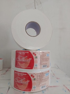 Giấy vệ sinh công nghiệp cuộn lớn 700g