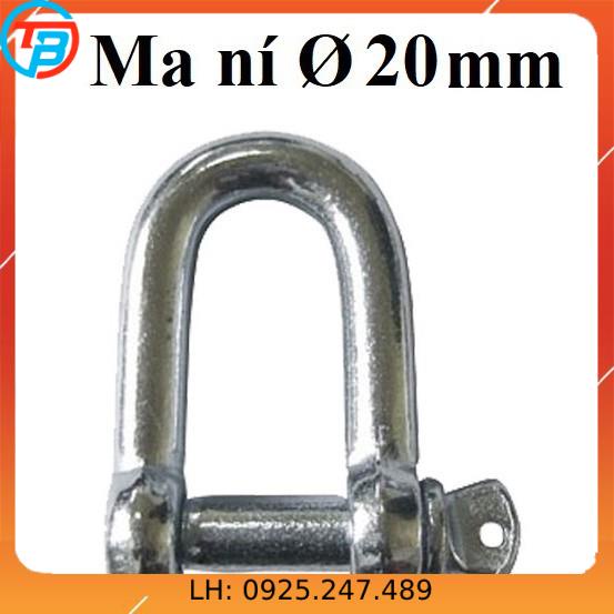 Ma ní chữ U [ Phi 20mm ] CÁP THÉP Thái Bình VinàN