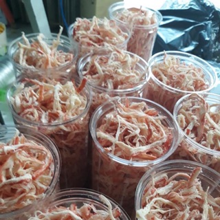 Mực sợi hấp nuoc dừa