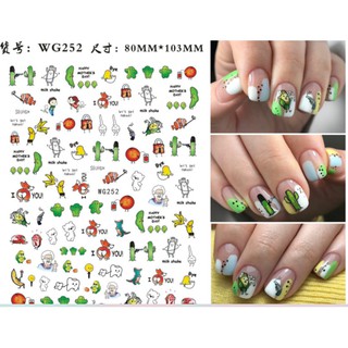 Sticker & Decal dán móng tay nhiều họa tiết