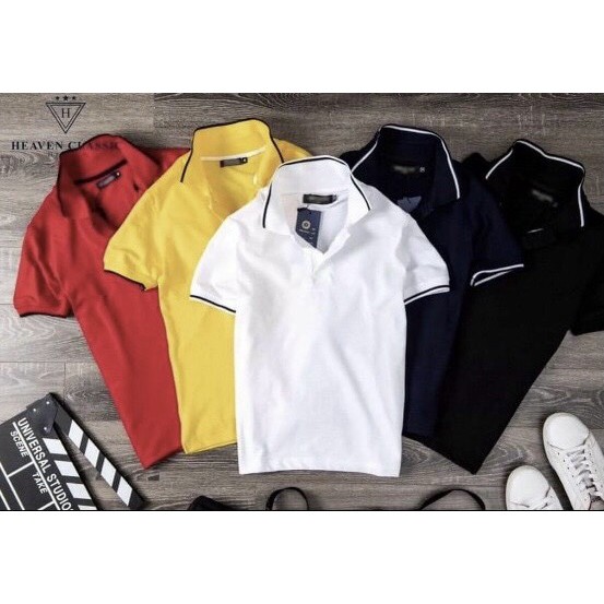 [HÀNG CAO CẤP] Áo Thun Nam POLO có cổ tay ngắn cao cấp cổ bẻ có viền | BigBuy360 - bigbuy360.vn