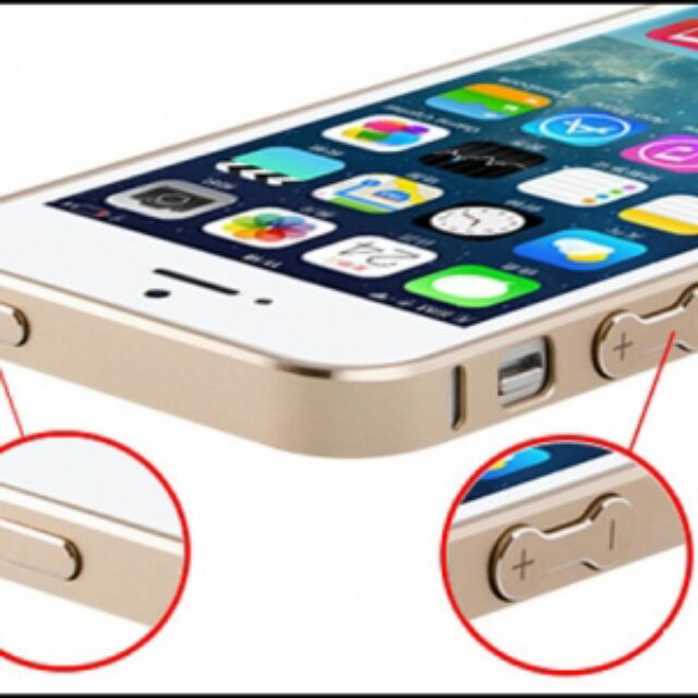 VIỀN NHÔM MÓC CÂU CROSS ĐT táo 4/4S - 5/5S - PK04