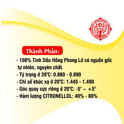 Tinh Dầu Hồng Phong Lữ Gold Cao Cấp - 10ml