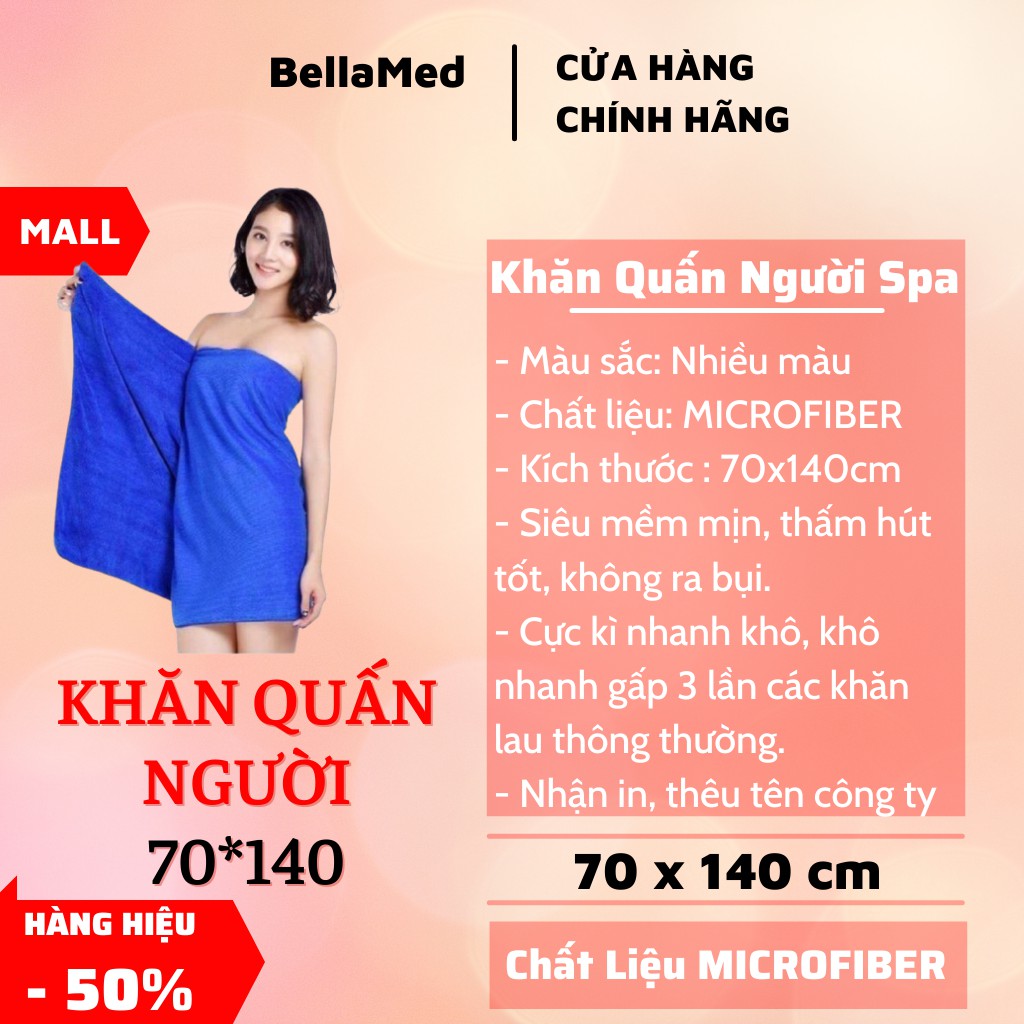 Khăn đắp người spa kích thước 70x140