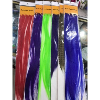 Tóc Nối Light Đã Vê Keo Ngọn Sẵn Đủ Các màu 1 túi 20 sợi