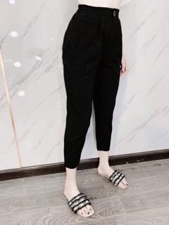 Quần Baggy Đũi  Khuy