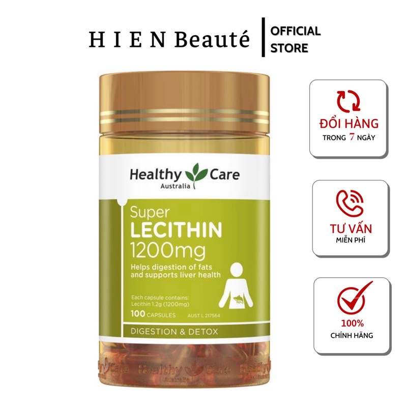 Mầm Đậu Nành Healthy Care Supper Lecithin 1200mg