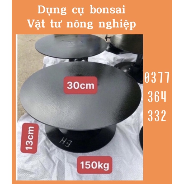 Bàn xoay bon sai cây cảnh ,Kê đồ mỹ nghệ,làm gốm -chịu trọng tải 150kg