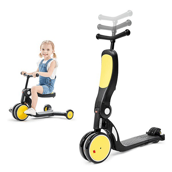 Xe đa năng trượt Scooter xe cân bằng xe đẩy cho bé 5 trong 1 Broller BABY PLAZA HD200