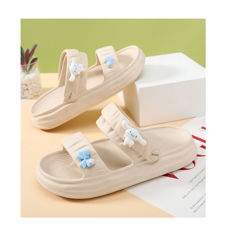 Dép Đi Trong Nhà Đế Dày Chống Trượt Họa Tiết Hoạt Hình Dễ Thương Thời Trang Mùa Hè Cho Nữ