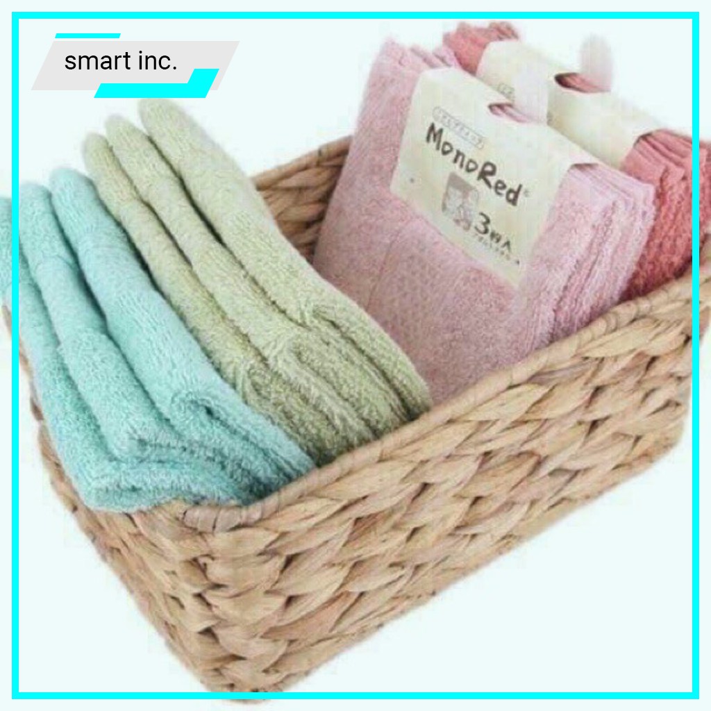 3 Cái Khăn Lau Mặt Monored Cho Em Bé Trẻ Con Gia Đình chiếc Khăn Cotton Lau Rửa Mặt Cơ Thể Mềm Mịn Nano Kháng Khuẩn