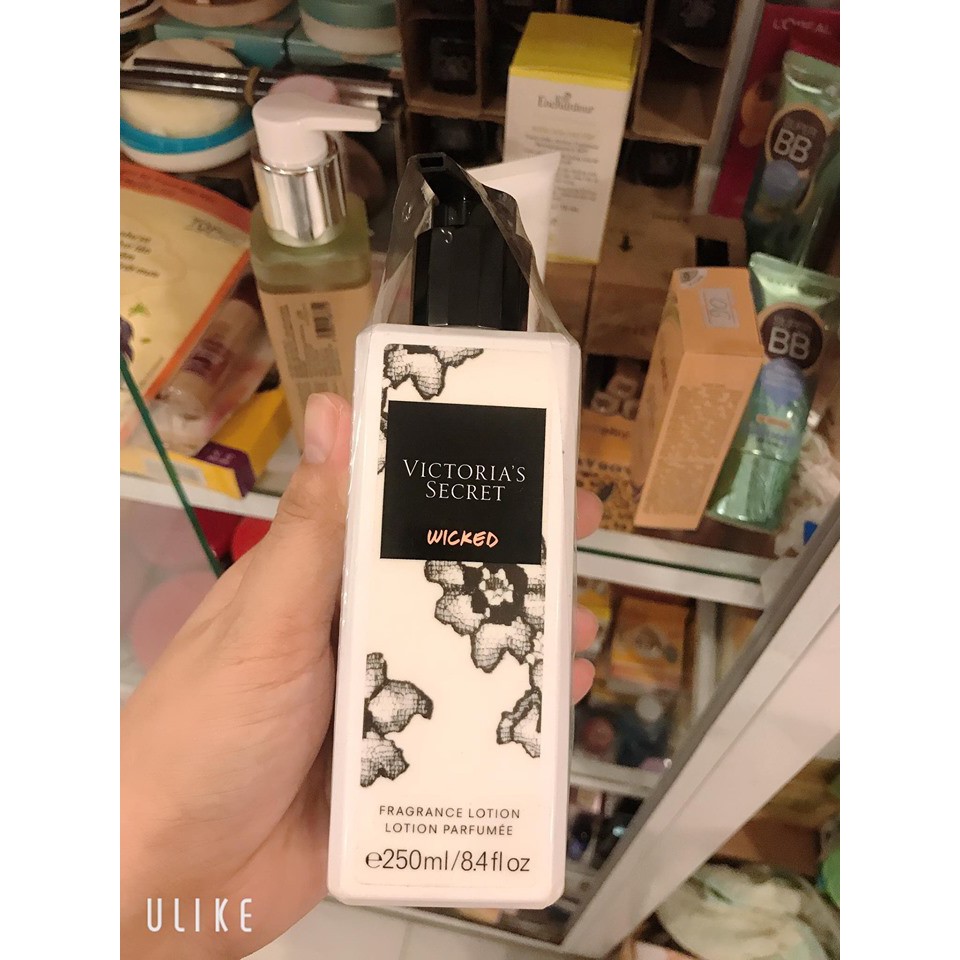 PASS - kem dưỡng thể victoria secret wicked fragrance lotion parfumee 250ml ( xách tay )