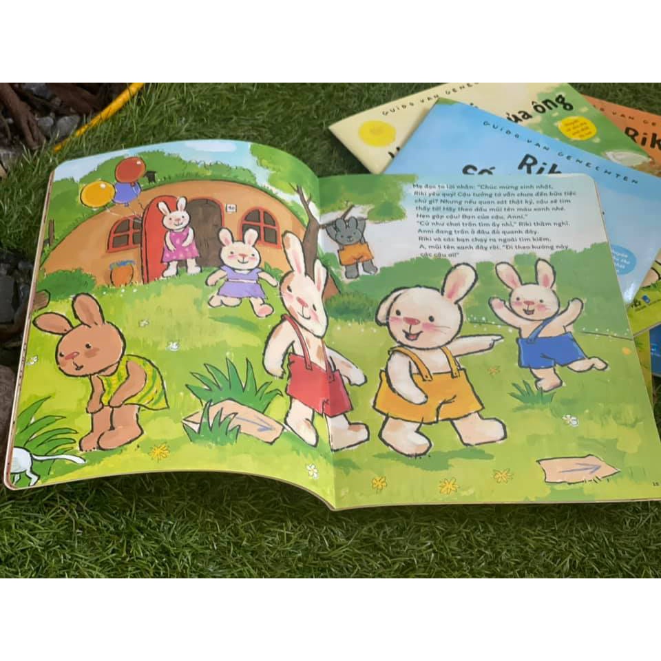 Sách Nhã Nam - Bộ Chuyện về chú thỏ cool nhất Hà Lan - Thỏ Riki (5 tập) - Bình Book