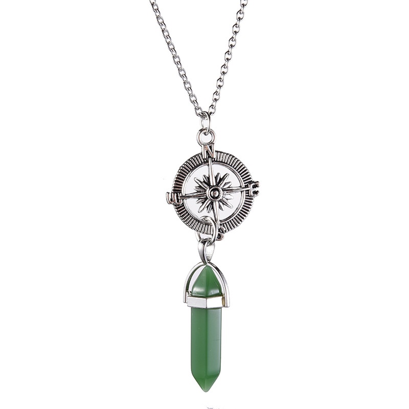 1 Vòng cổ Mặt Đá Lục Giác Chakra Thời Trang