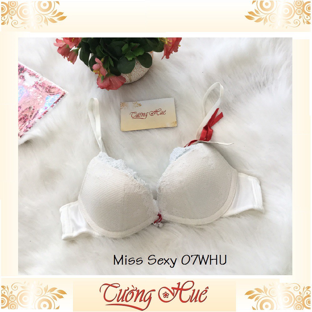 SALE SALE SALE - Áo lót nữ Triumph Miss Sexy 07 WHU áo ngực ren xẻ V sâu.
