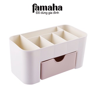 Tủ đựng mỹ phẩm mini tiện dụng kệ đựng đồ có ngăn kéo khay đựng mỹ phẩm đa năng FAMAHA
