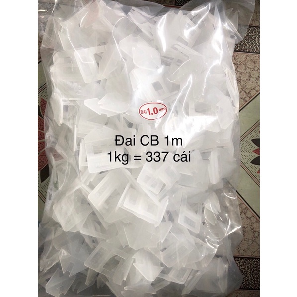 1Kg / 375 cái Ke cân bằng ốp lát gạch men 1mm - 3mm chất nhựa HD