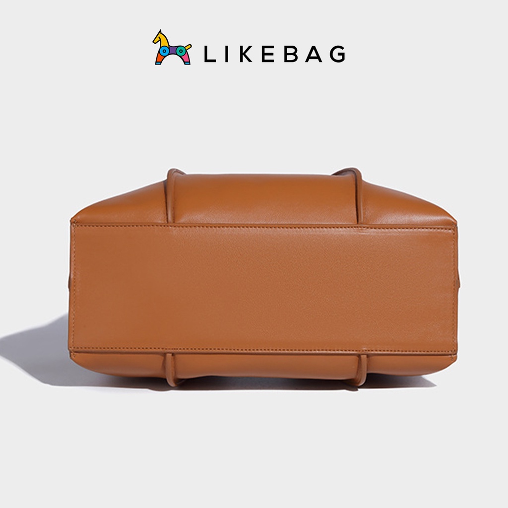 Túi xách nữ đeo vai thời trang LIKEBAG form to 1 ngăn thắt nơ thanh lịch 212ST7584 - LIBAGI