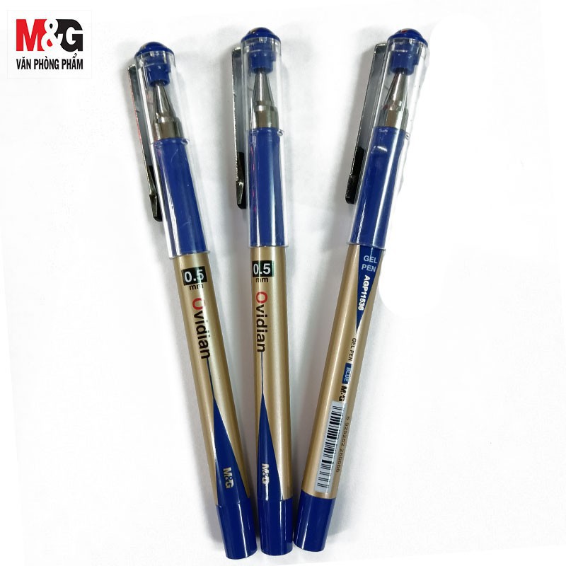 Bút ký Ovidian, bút mực gel M&G, nét 0.5mm, 0.7mm  chuyên dùng luyện viết chữ hán, luyện viết chữ đẹp, ký
