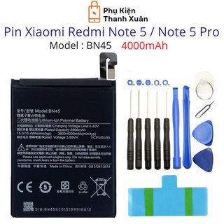 Pin Xiaomi Redmi Note 5 / Note 5 Pro BN45 4000mAh | Hàng Nhập Khẩu | Tặng bộ tháo mở + seal dán