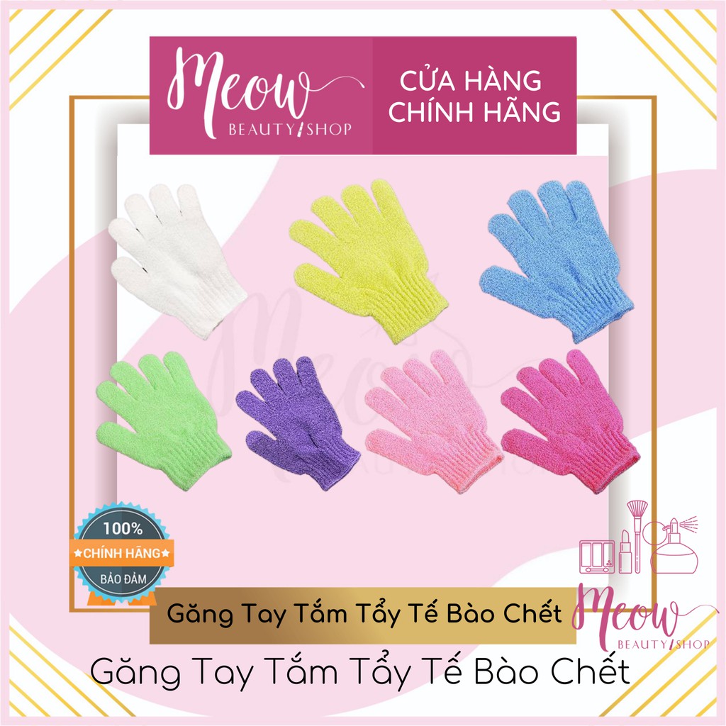 Găng Tay Tắm Tẩy Tế Bào Chết