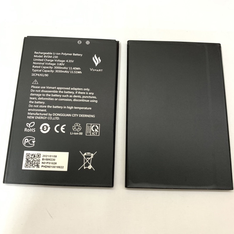 Pin Vsmart Bee 3 zin new hãng model V230
