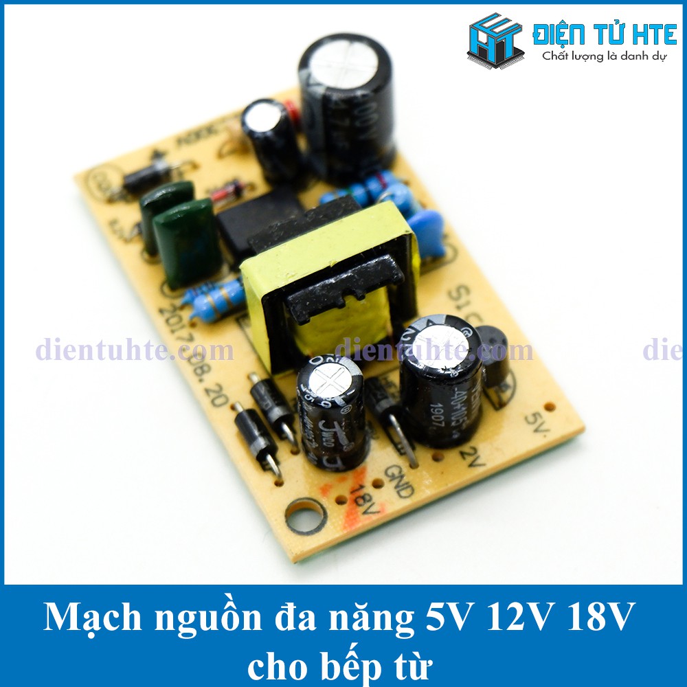 Mạch nguồn đa năng cho bếp từ 5V 12V 18V