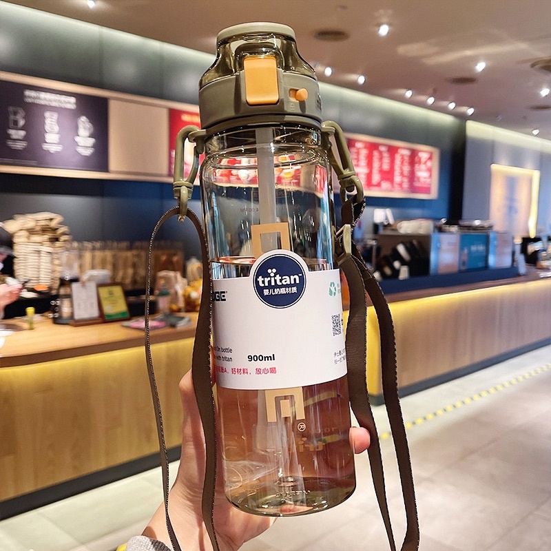 Bình nước DODGE có lõi lọc trà,có dây xách tiện lợi, khoá trống tràn  900ml