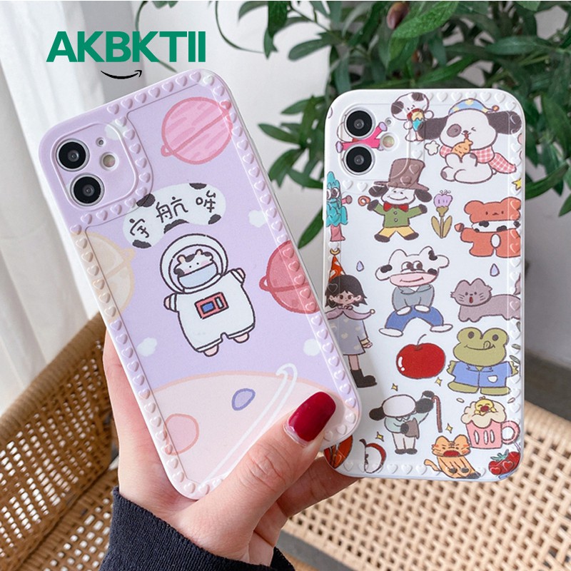 Square iphone case with heart embossed 11 / 11Pro / 11ProMax / 7 / 7plus / 8 / 8plus / x / xr / xs / 12 / pro / max / 12mini | BigBuy360 - bigbuy360.vn