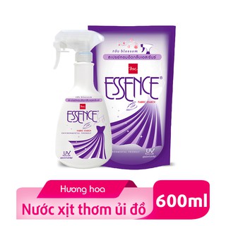 Nước xịt ủi thơm Essence Blossom_ Hương hoa 600ml (Tím)