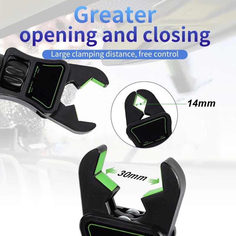 Giá Đỡ Điện Thoại GPS DVR Xoay 360 Độ Gắn Kính Chiếu Hậu Xe Hơi Tiện Dụng