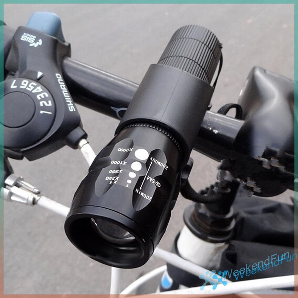Đèn led Cree Q5 chống thấm nước cho xe đạp độ sáng 2000 lumens