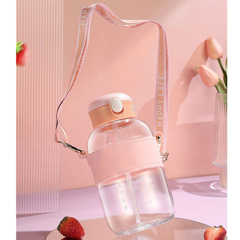 Bình Nước Thể Thao 1200ml Nhỏ Gọn Có Ống Hút Dễ Thương Cho Bé